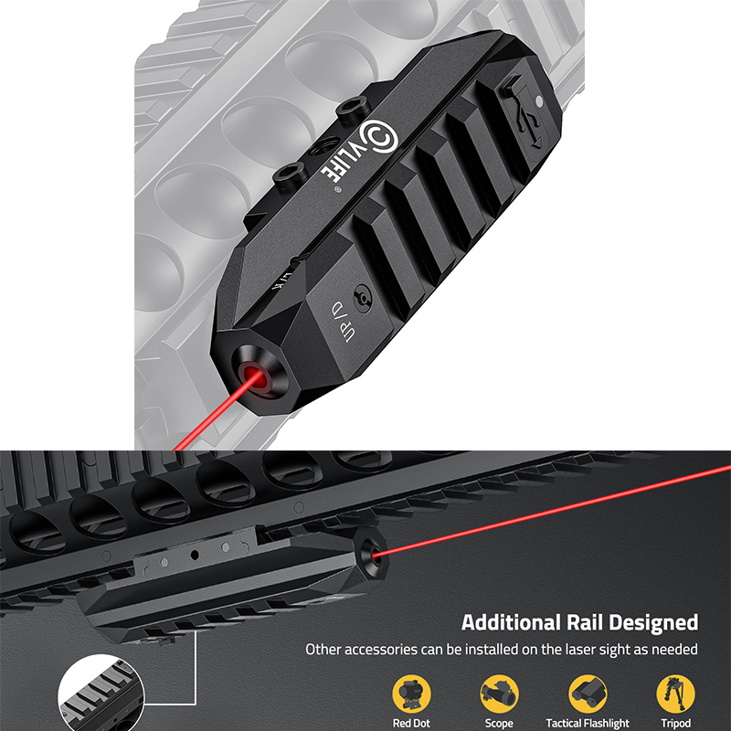 Industrial Green Laser - CVLIFE Low Profile Laser Sight for