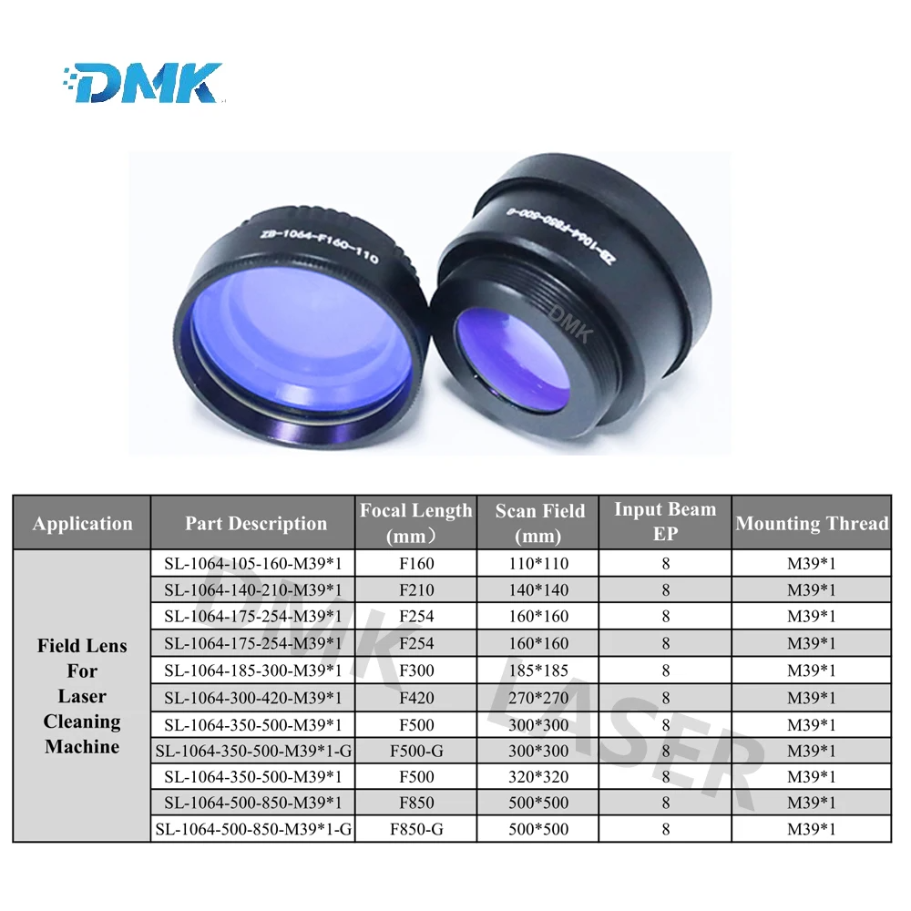 DMK F-theta Fiber Laser Cleani - đánh giá và giá Galvo Scan Head