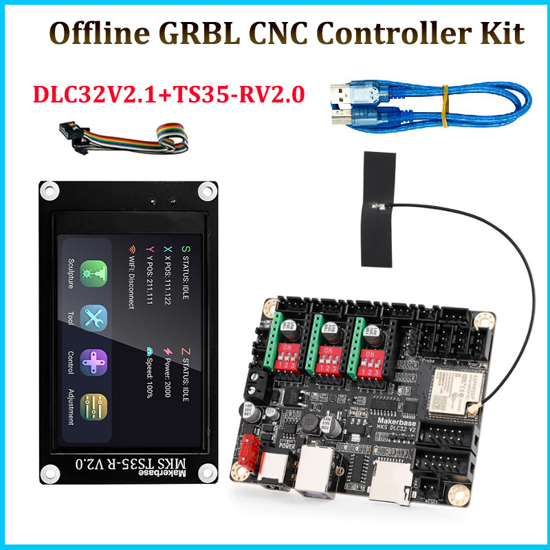 Makerbase MKS DLC32 V2.1 32Bit - đánh giá và giá Controller Grbl Board