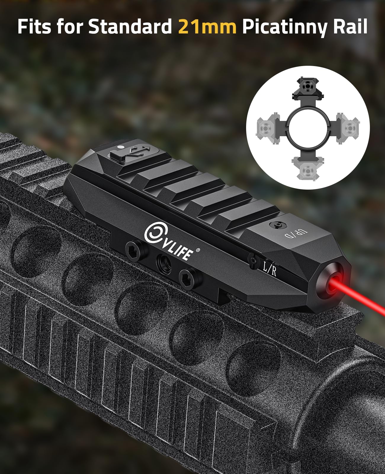 CVLIFE Low Profile Laser Sight - đánh giá và giá Industrial Green Laser