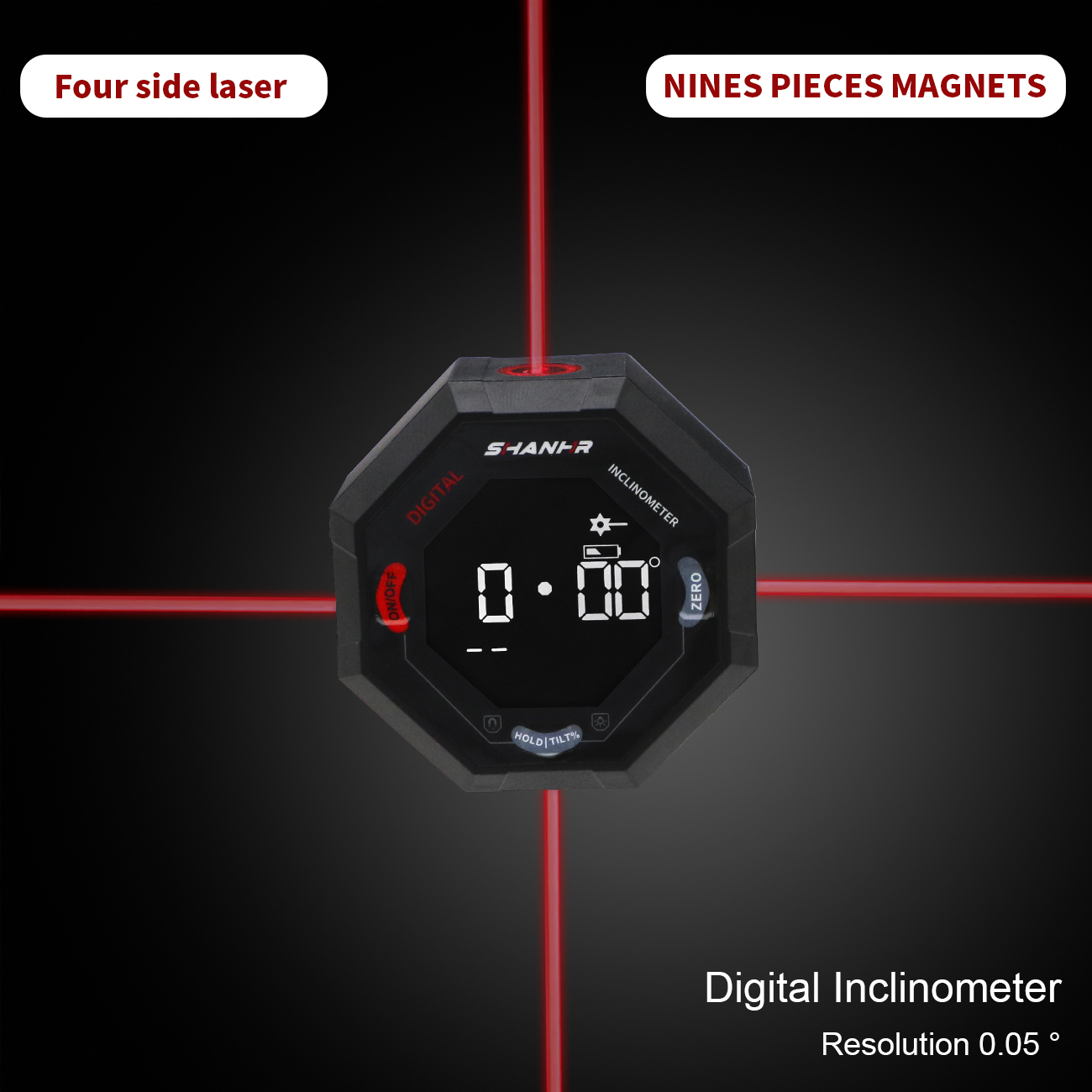 SHANHR Octagon Digital Angle F - đánh giá và giá Industrial Laser Alignment