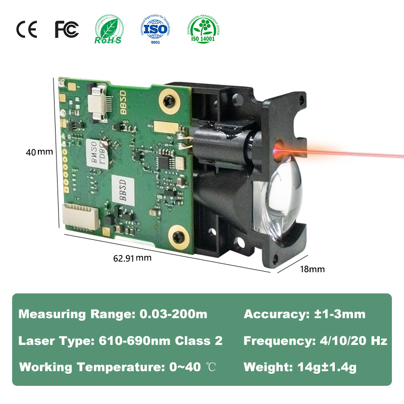 LDJ Laser Distance Sensor 200m - đánh giá và giá Industrial Laser Distance Sensor