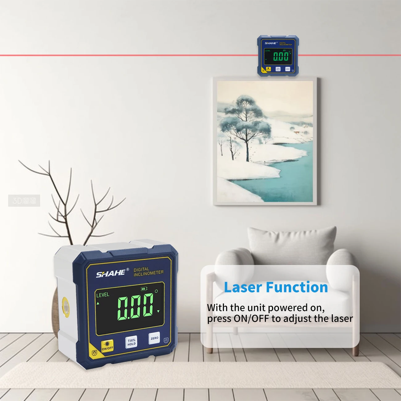 SHAHE Mini Protractor Angle Ga - đánh giá và giá Industrial Laser Alignment