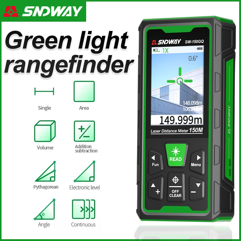 Green Laser Distance Meter Dig - đánh giá và giá Industrial Laser Distance Sensor