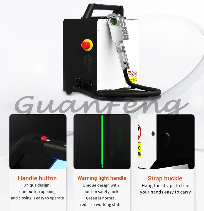 100W Handheld Portable Pulsed  - đánh giá và giá Portable Laser Rust Removal