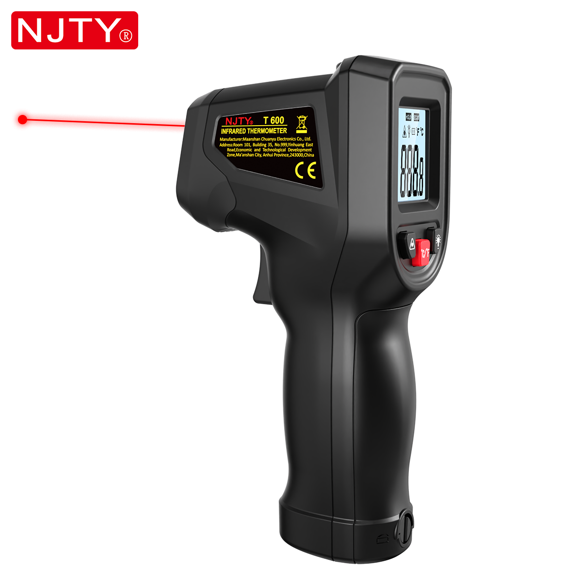 NJTY T600 Infrared Thermometer - đánh giá và giá Industrial Infrared Laser