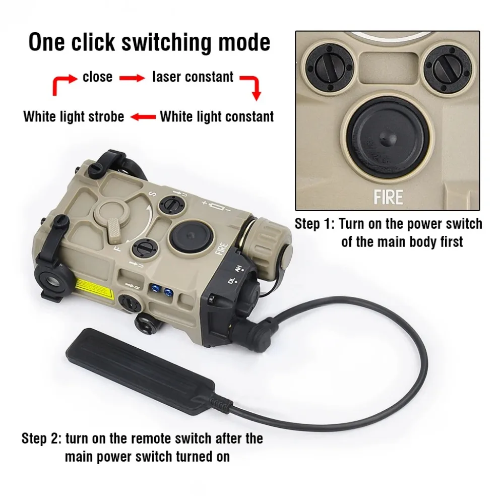 Tactical OGL Nylon Plastic LED - đánh giá và giá Industrial Green Laser