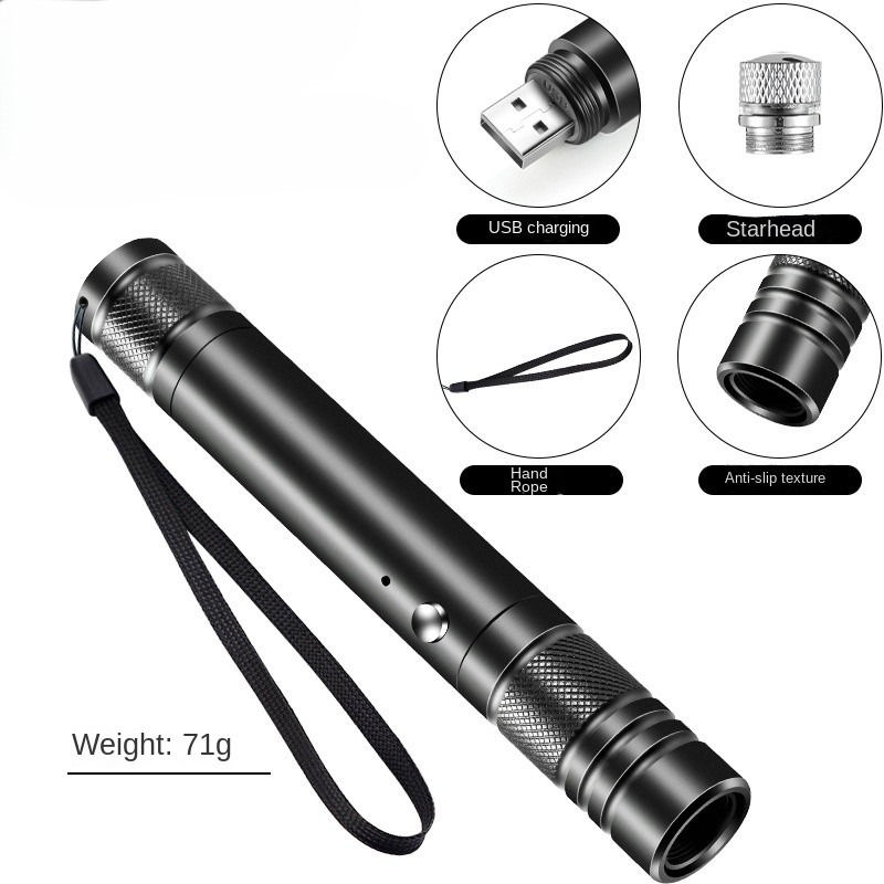 USB Rechargeable Mini Laser Po - đánh giá và giá Industrial Green Laser