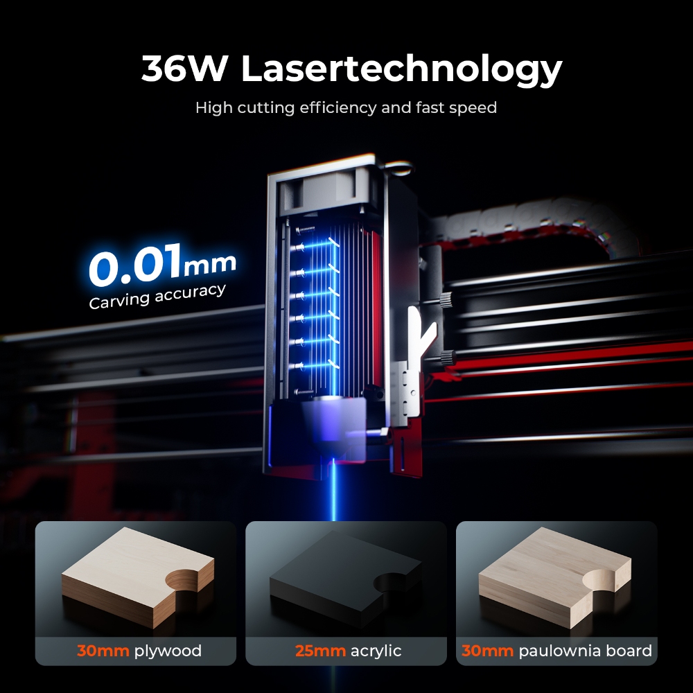 ACMER S2 PRO 36W/48W Laser Eng - đánh giá và giá Industrial Laser Engraving Machine