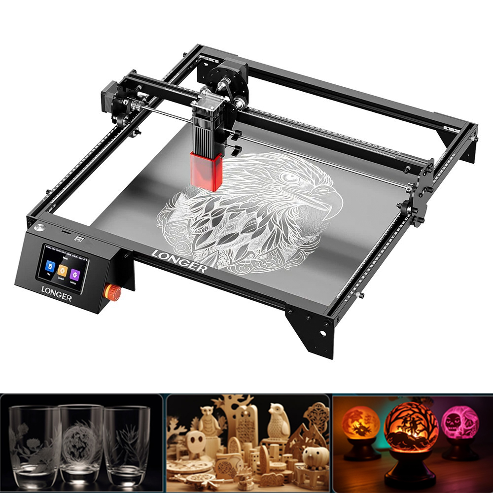 LONGER 20W Laser Engraver & Cu - đánh giá và giá Industrial Laser Engraving Machine