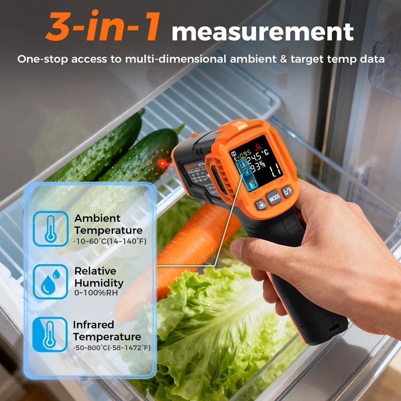 -50~380C Infrared Thermometer  - đánh giá và giá Industrial Infrared Laser