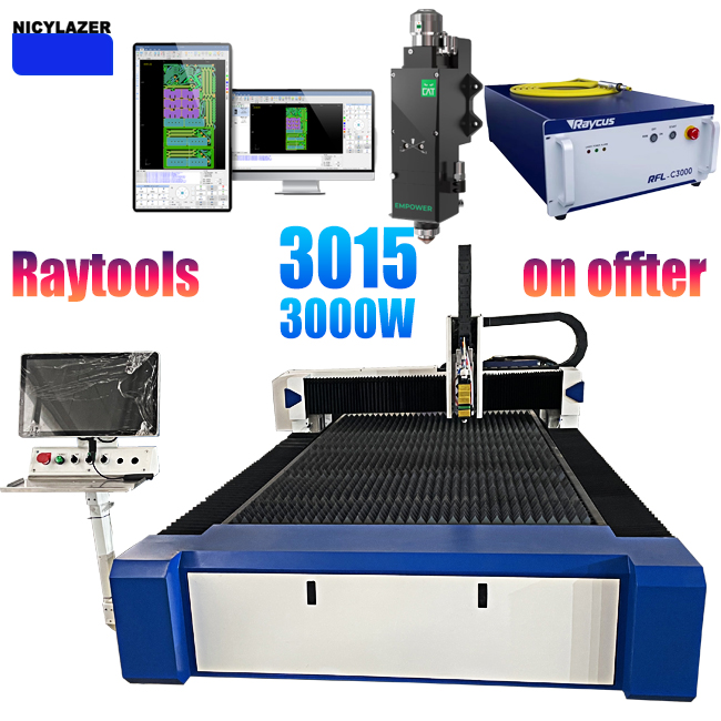 3000W Fiber Laser Cutting Mach - đánh giá và giá Industrial Laser Metal Cutter